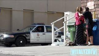 Woman Abused In Front Of Cops Prank!