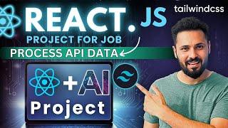 React JS Project with tailwind in Hindi #5 How to Process Gemini API Data in a React App