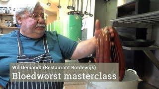 Bloedworst, een masterclass door Wil Demandt