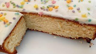 Vanilla  Sponge  Cake With Oil