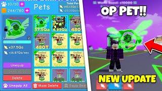  *NEW* 50M EVENT UPDATE & I GOT OP PETS In Clicker Simulator!! (Roblox)