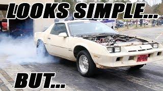 MOTOR LOOKS SIMPLE BUT THIS SMALL BLOCK CAMARO IS A MONSTER ON MOTOR