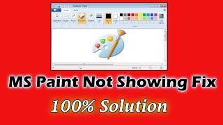 How To Fix Paint not Showing || Paint not Working || Windows 10/7/8.1/1 || Microsoft Paint