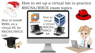 How to Setup a virtual RHCSA / RHCE lab on VMware Workstation and VirtualBox