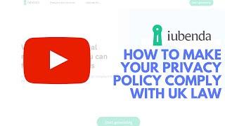 How to make your privacy policy comply with the UK law