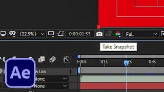 How to take a screenshot in After Effects