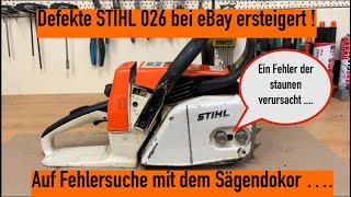 1/2 STIHL 026 aus eBay was erwartet uns? #stihl #kettensäge #husqvarna #sägendoktor #motorsäge