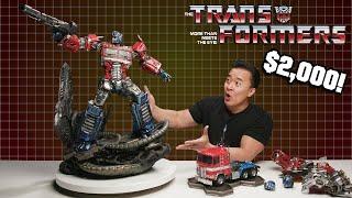 I GOT A $2,000 TRANSFORMER FOR CHRISTMAS!!! XM Studios Optimus Prime!