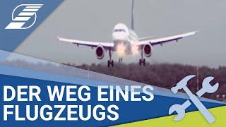 Der Weg eines Flugzeugs von Frankfurt nach München // Aufgaben der Deutschen Flugsicherung