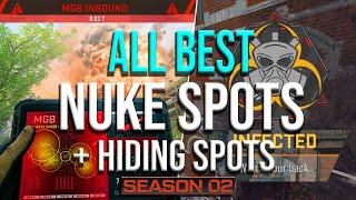 MWII Infected : BEST Nuking And Hiding Spots For EVERY MAPS ! - Modern Warfare 2 Season 2