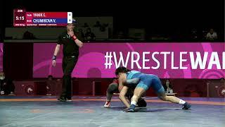 1/4 WW - 59 kg: E. YANIK (TUR) v. V. CHUMIKOVA (RUS)