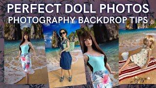 CAPTURE PERFECT DOLL PHOTOS | HOW TO USE A PHOTOGRAPHY BACKDROP WITH FACETS BOUTIQUE