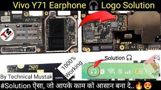 Vivo Y71 Headphone Logo Solution | Y71 Earphone Symbol Jumper Solution | Technical Mustak | #logo