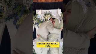 momen lucu ketika jomblo baper ketika pengantin pria cium pengantin wanita ‼️ #lucu  #nikah #jomblo