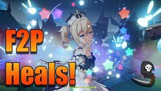 Barbara Beginner Guide! - Amazing F2P Healer! - Genshin Impact Tutorials