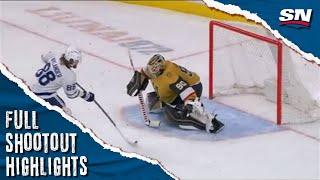 Toronto Maple Leafs at Vegas Golden Knights | FULL Shootout Highlights