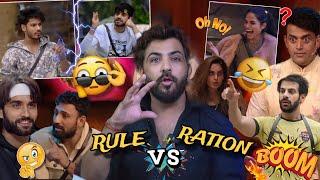 #BIGGBOSS18 : RULE VS RATION VIVIAN AVINASH VS RAJAT DIGVIJAY  KARAN BOLA  KASHISH 