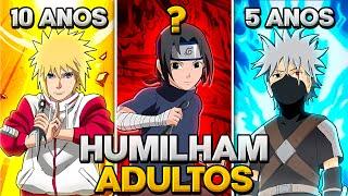 OS MAIS JOVENS A SE FORMAREM NA ACADEMIA NINJA EM NARUTO