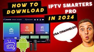 Download and setup IPTV Smarters Pro on Android TV or FireStick (2024 Tutorial) Easy