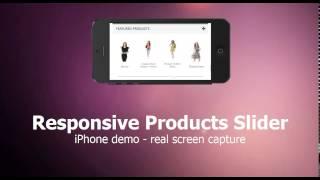 PrestaShop Responsive products slider - mobile device demo (iPhone)