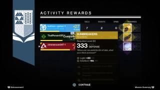 I'm done. Destiny Nightfall Rewards (Omnigul, Will Of Crota - 17/2/15)