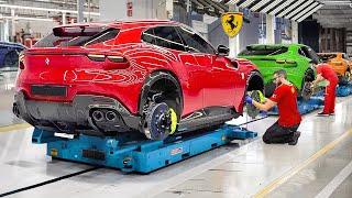 How They Build the Brand New Ferrari SUV by Hands - Inside Production Line Factory