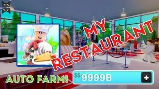 [WORKING] MY RESTAURANT SCRIPT FAST NPC AUTO FARM CASH AND EXP CUSTOMERS VISUALS