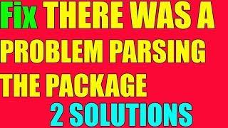 Fix THERE WAS A PROBLEM PARSING THE PACKAGE I 2 SOLUTIONS 2023