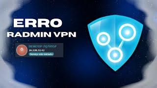 SOLUÇÃO! COMO RESOLVER ESSE ERRO DO RADMIN VPN (SERVIÇO NÃO INICIADO)