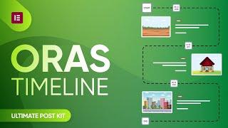 How to Use Oras Timeline Widget for elementor | Ultimate Post Kit | Free Elementor Post Addon