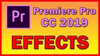 Premiere Pro CC 2019 tutorial: how to import a video and apply an Effect