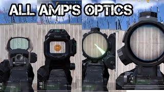 All AfterMarket Parts (AMP'S) Optics Showcase in Warzone Mobile