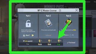 What is WP EZ Mission License fully explained in pubg mobile lite