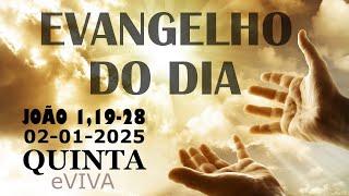 EVANGELHO DO DIA 02/01/2025 Jo 1,19-28  HOMILIA DIÁRIA DE HOJE LITURGIA DIÁRIA eVIVA