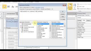 Microsoft Access 2007 2010 2013 pt 6 (Expression builder, Calculated Fields)