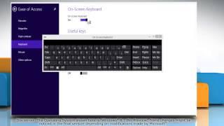 How to customize the On-Screen Keyboard in Windows® 8.1