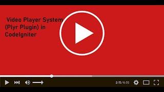 Plyr Video Player System