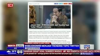 #JokowiHBD55, Trending Topic di Twitter