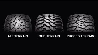 How to choose between an All Terrain, Mud Terrain and Rugged Terrain tire