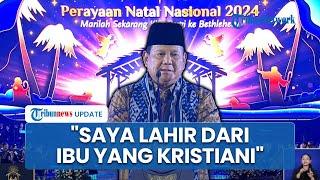 [FULL] Pidato Prabowo dalam Perayaan Natal Nasional 2024, Singgung Keragaman hingga Koruptor