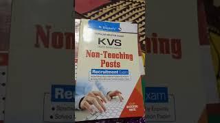kvs non-teaching book #kvs #kvsexam