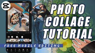 How To Create The Trending Photo Collage Cutout Instagram Reels- CapCut Free Mobile Editing Tutorial