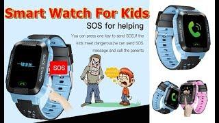 BEST Kids Smart Watch Girls Boys Clock Children Smartwatch GPS Position Tracker SOS Help