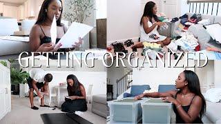 Vlog: Getting organized + Primary bedroom mood boards | Krista Bowman Ruth