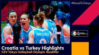 #RoadToTokyo | Croatia vs. Turkey 1-3  - Match Highlights