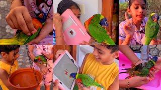 #Tiyakuttyയുടെ #Ipad കൊണ്ട് #Mittu പാട്ട് കേൾക്കാൻ തുടങ്ങി പെട്ടുപോയി #newgifts #bathing