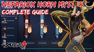 Nefariox Horn Mystery Complete Guide | Mir4 | Globalfear Gaming