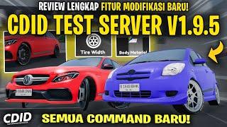 REVIEW LENGKAP MODIFIKASI BARU CDID UPDATE TEST SERVER V1.9.5 - Car Driving Indonesia Roblox