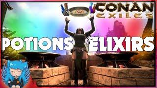 ULTIMATE POTIONS GUIDE - How to get/make and what they do! | Conan Exiles |