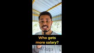 BTech vs MTech - who gets more salary in IIT? #shorts